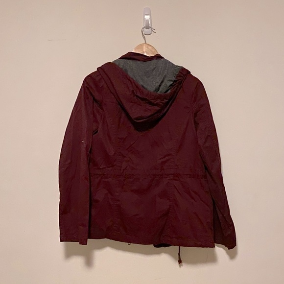 Maroon Utility Jacket - Picture 3 of 3